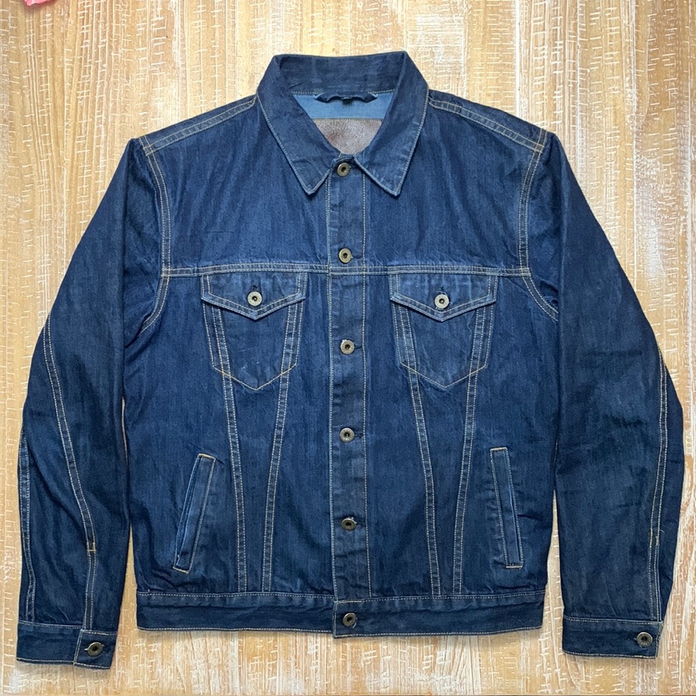 Brave Star Denim Jacket 12.5oz Cone Mills Denim USA made Sz Medium